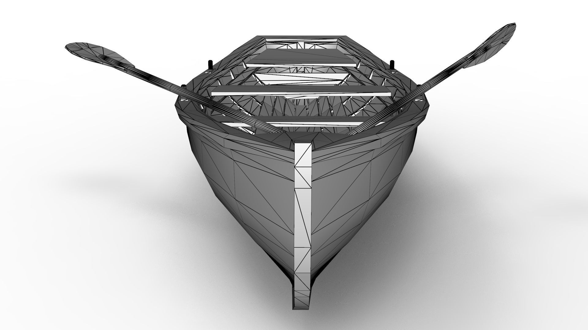 Rowing Boat 3D model_17