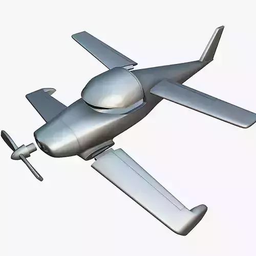 Rutan Model 54 Quickie Q2 - 3D Printable Model