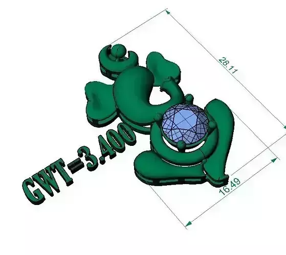 FASION PENDAND 3D model