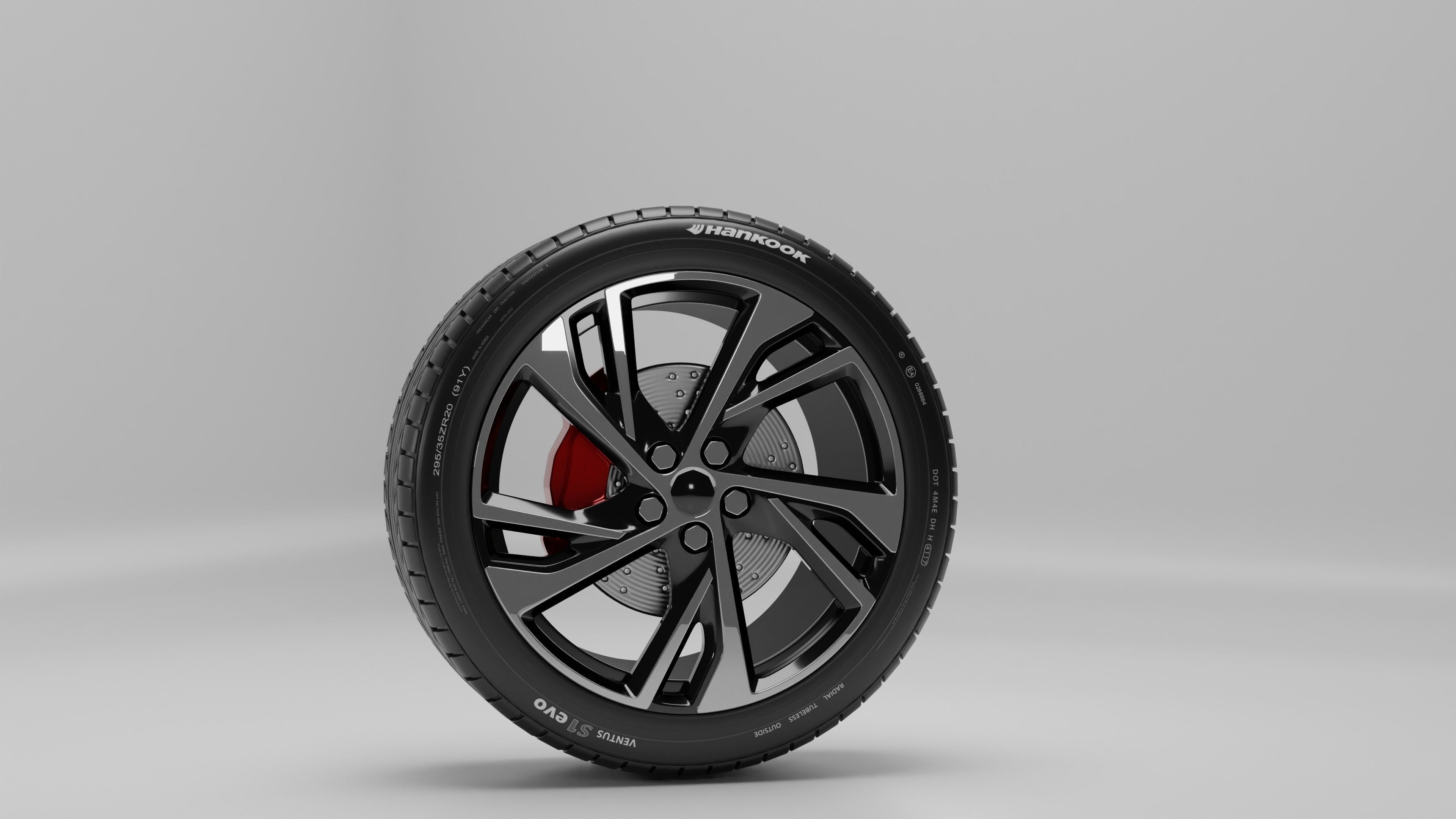 High quality Realistic tyre 3D model_2