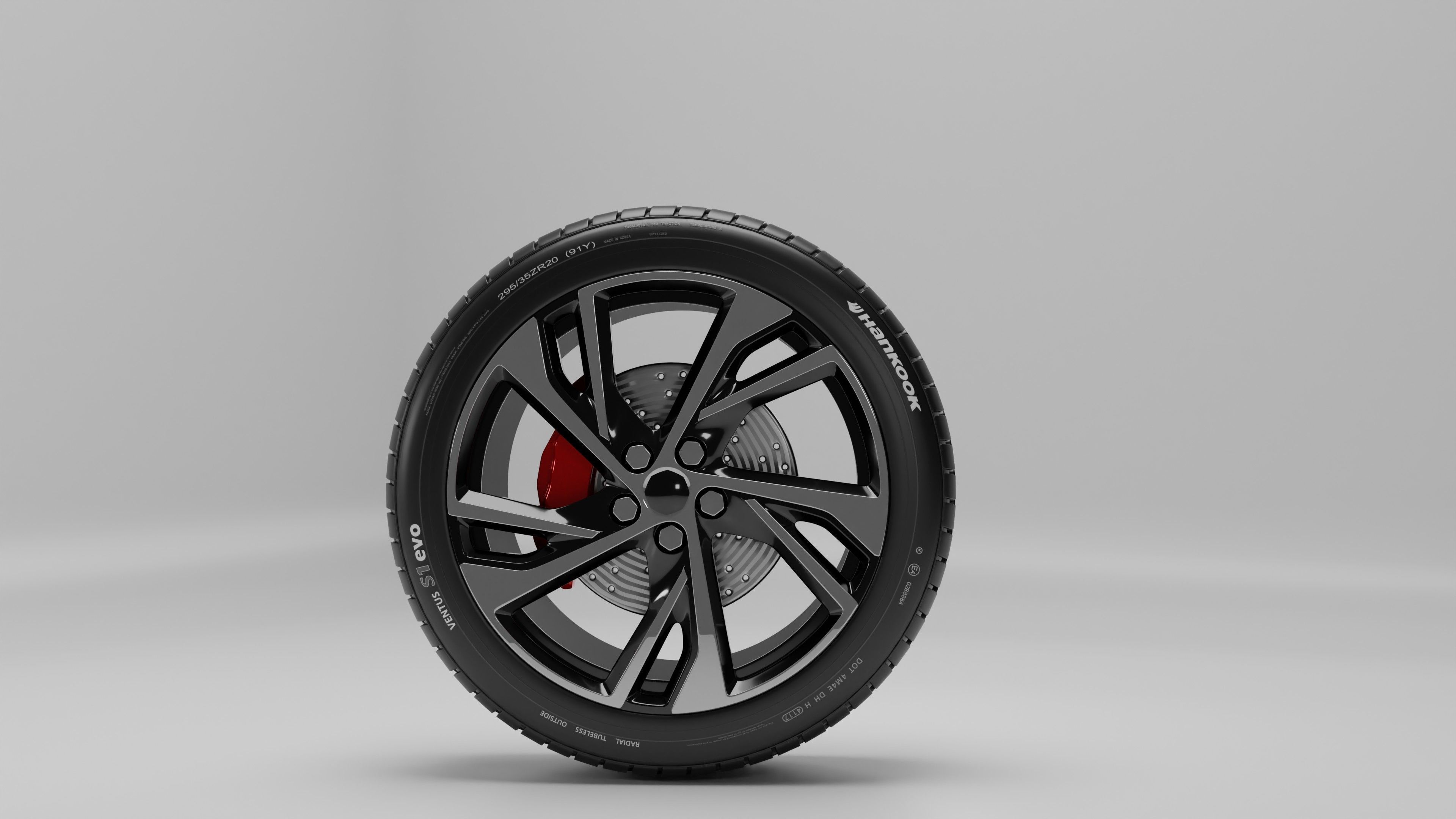 High quality Realistic tyre 3D model_1