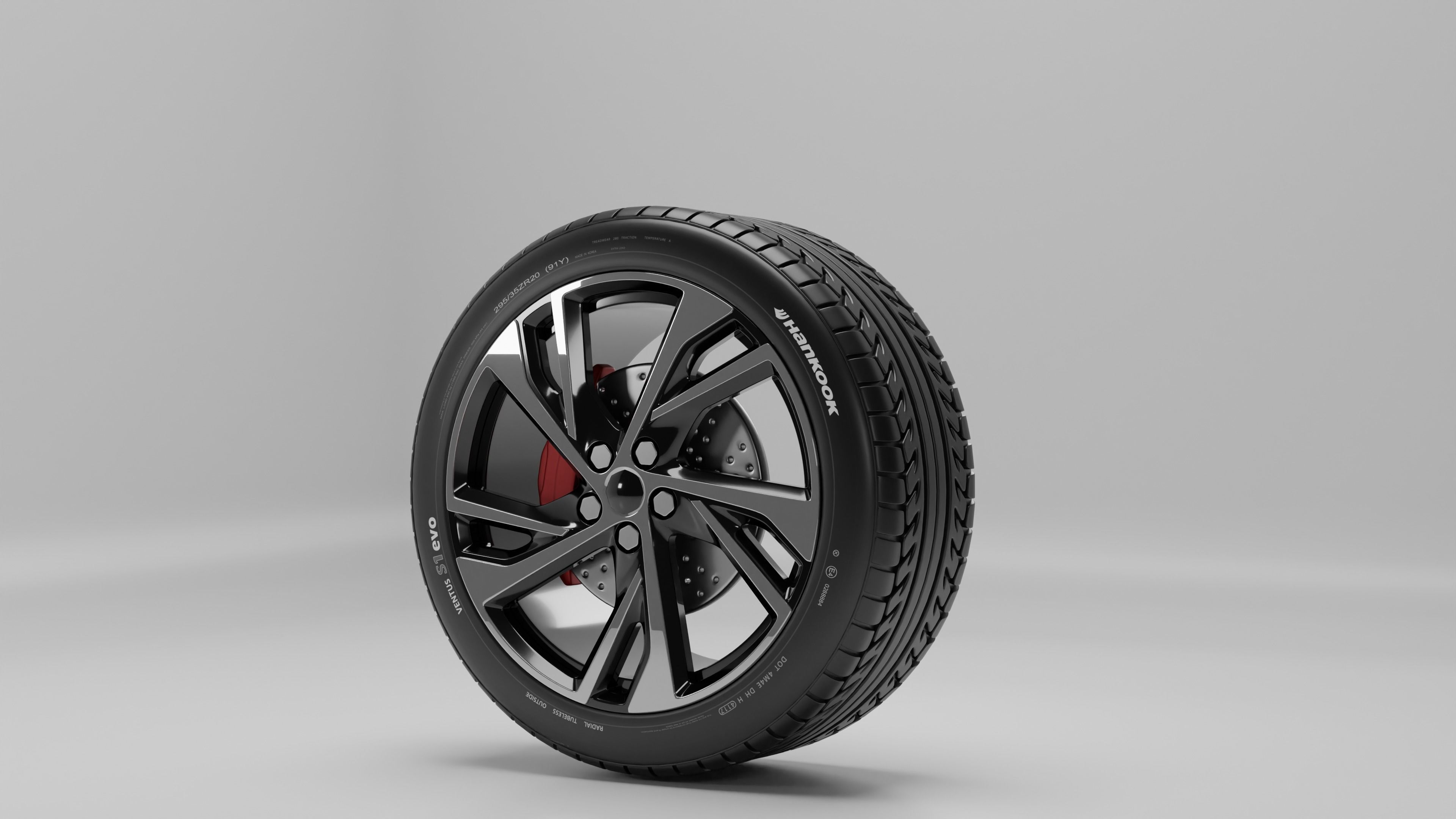 High quality Realistic tyre 3D model_15