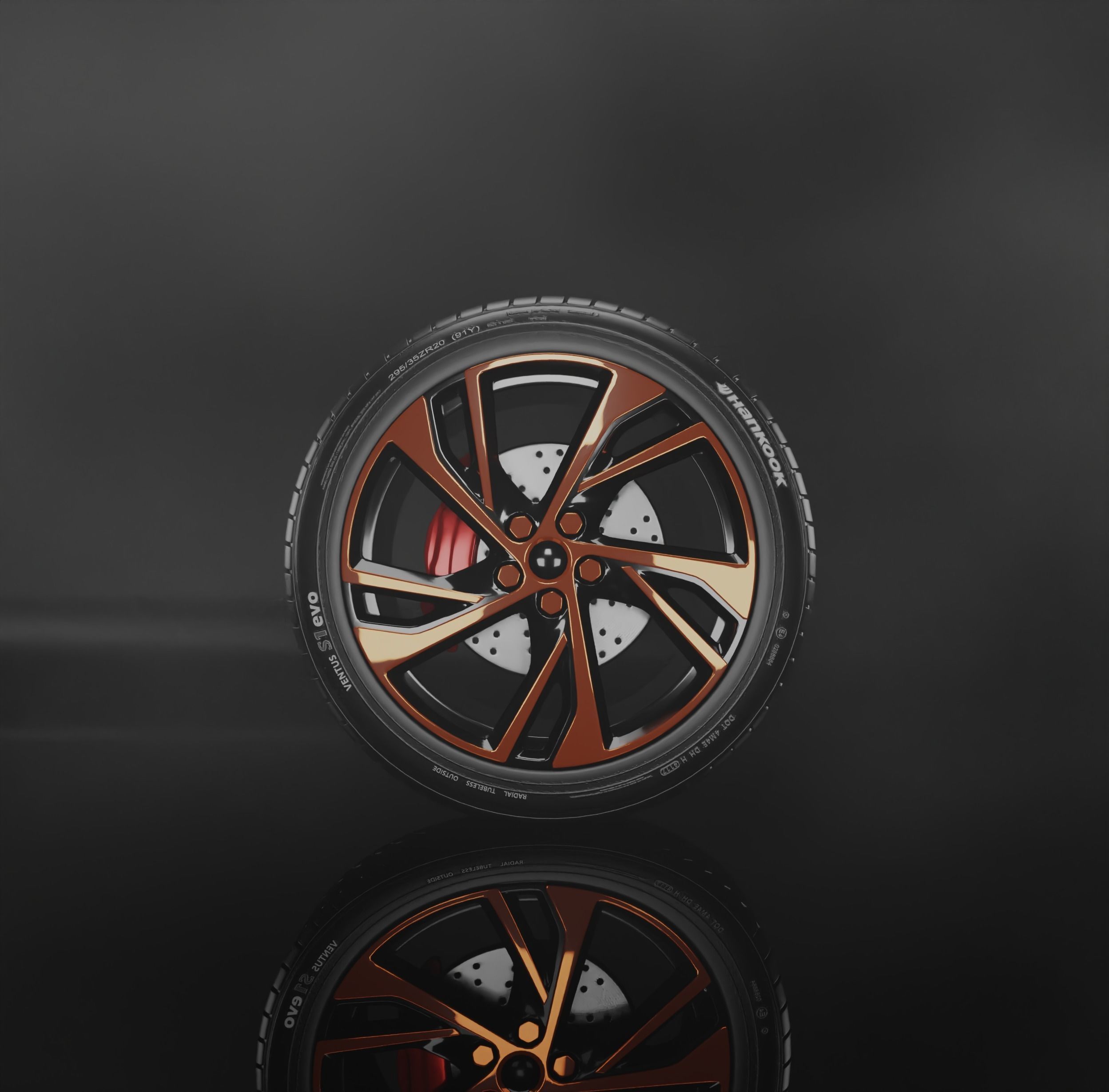 High quality Realistic tyre 3D model_6