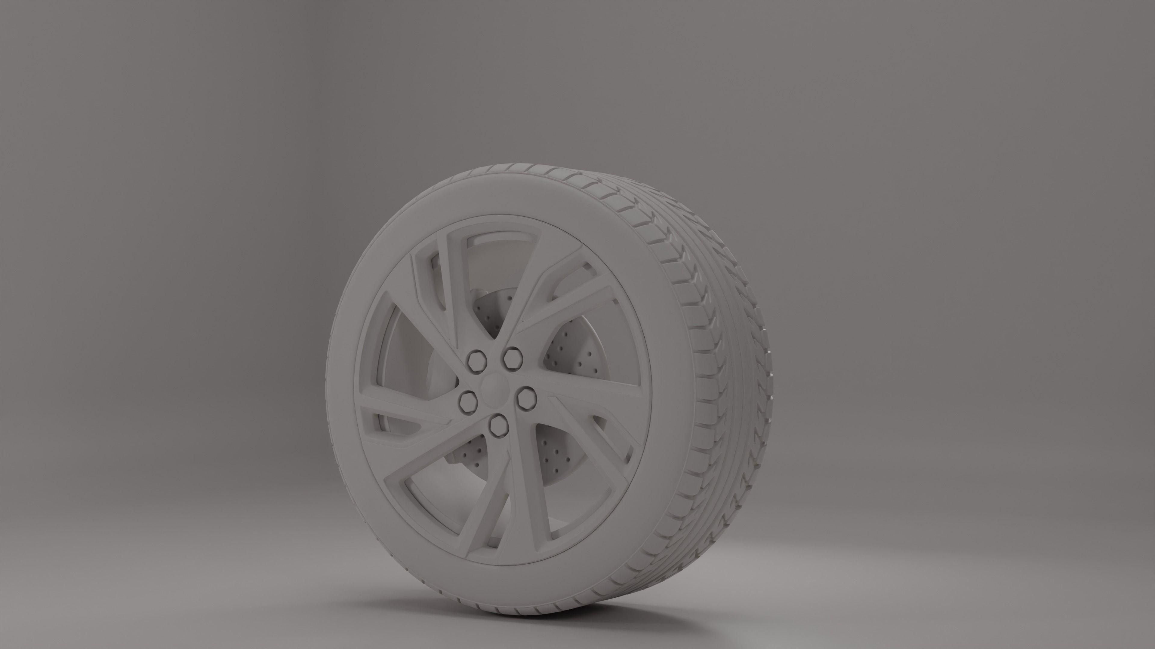 High quality Realistic tyre 3D model_3