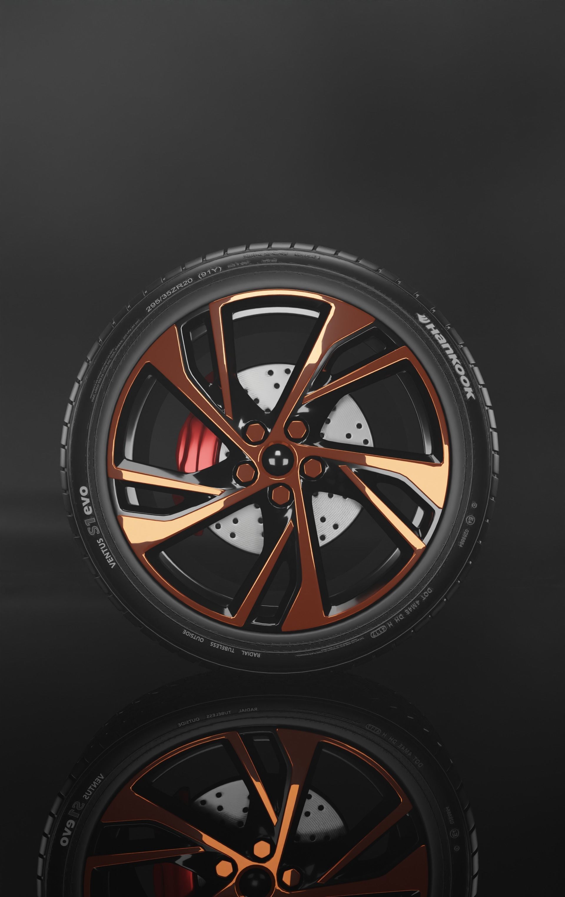 High quality Realistic tyre 3D model_11