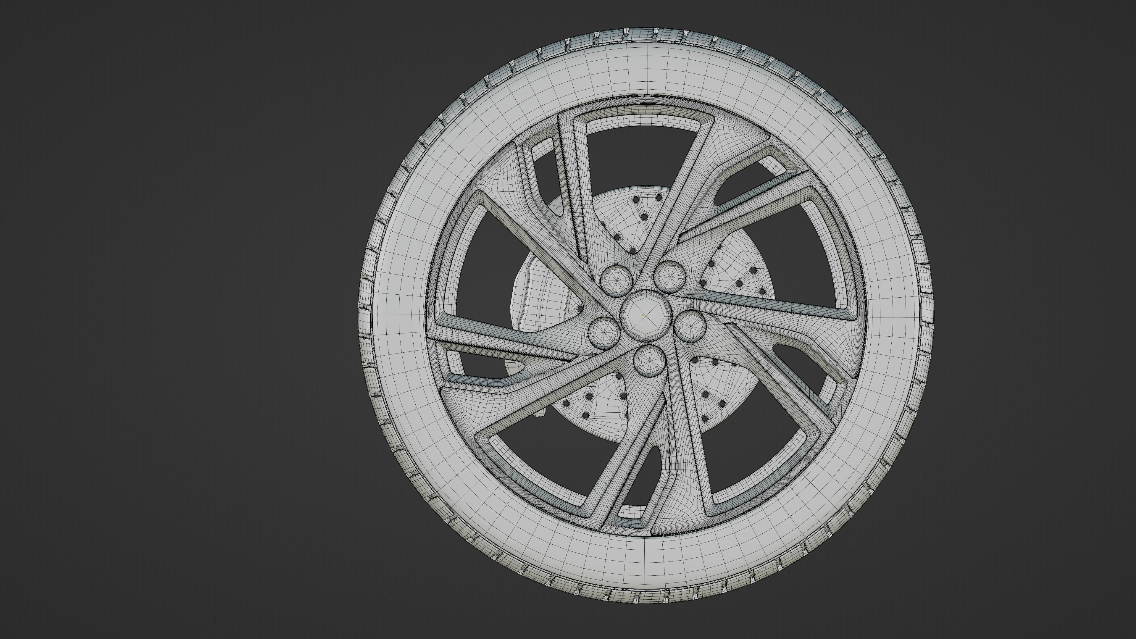 High quality Realistic tyre 3D model_5