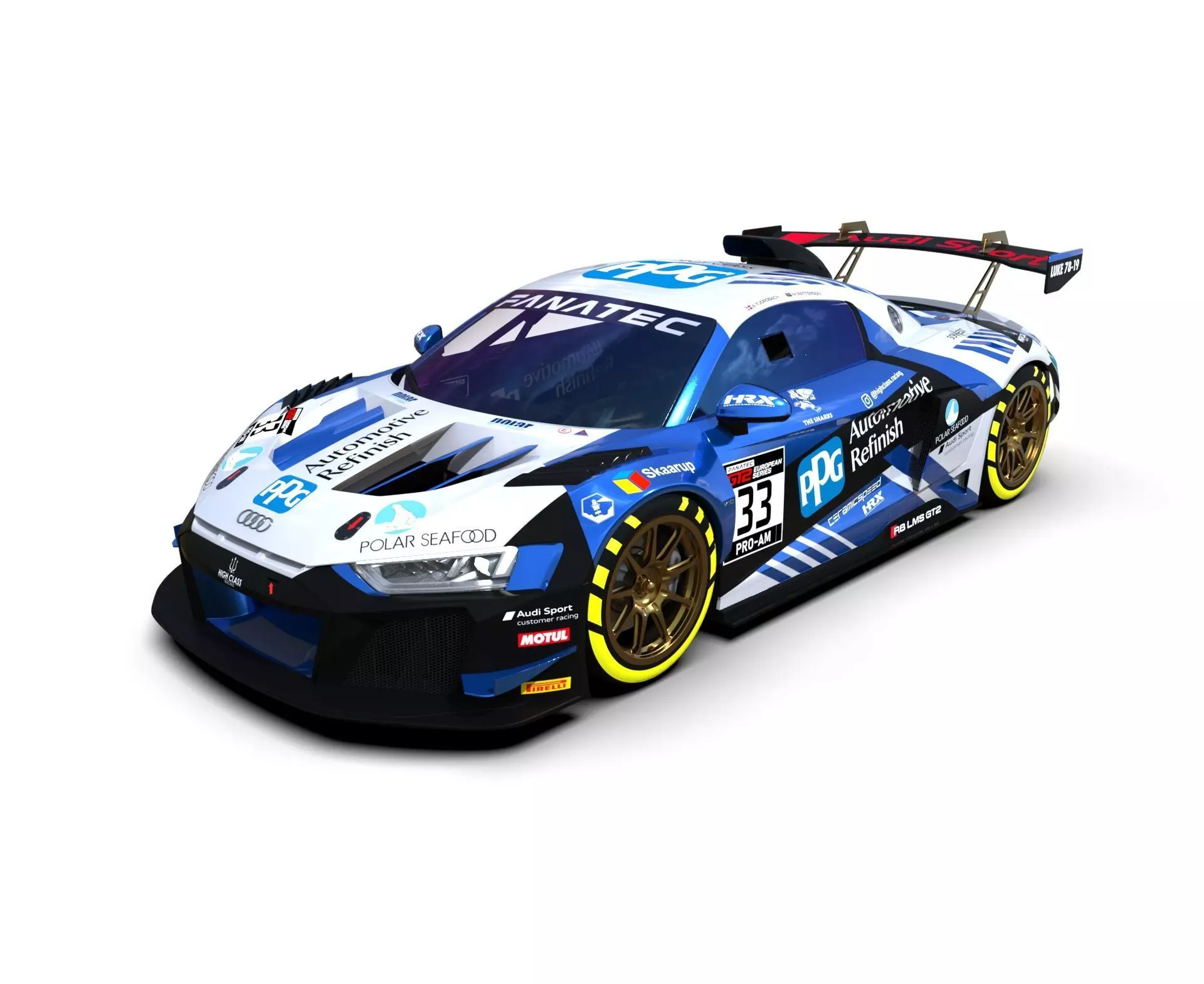Audi R8 GT2 LMS 3D model