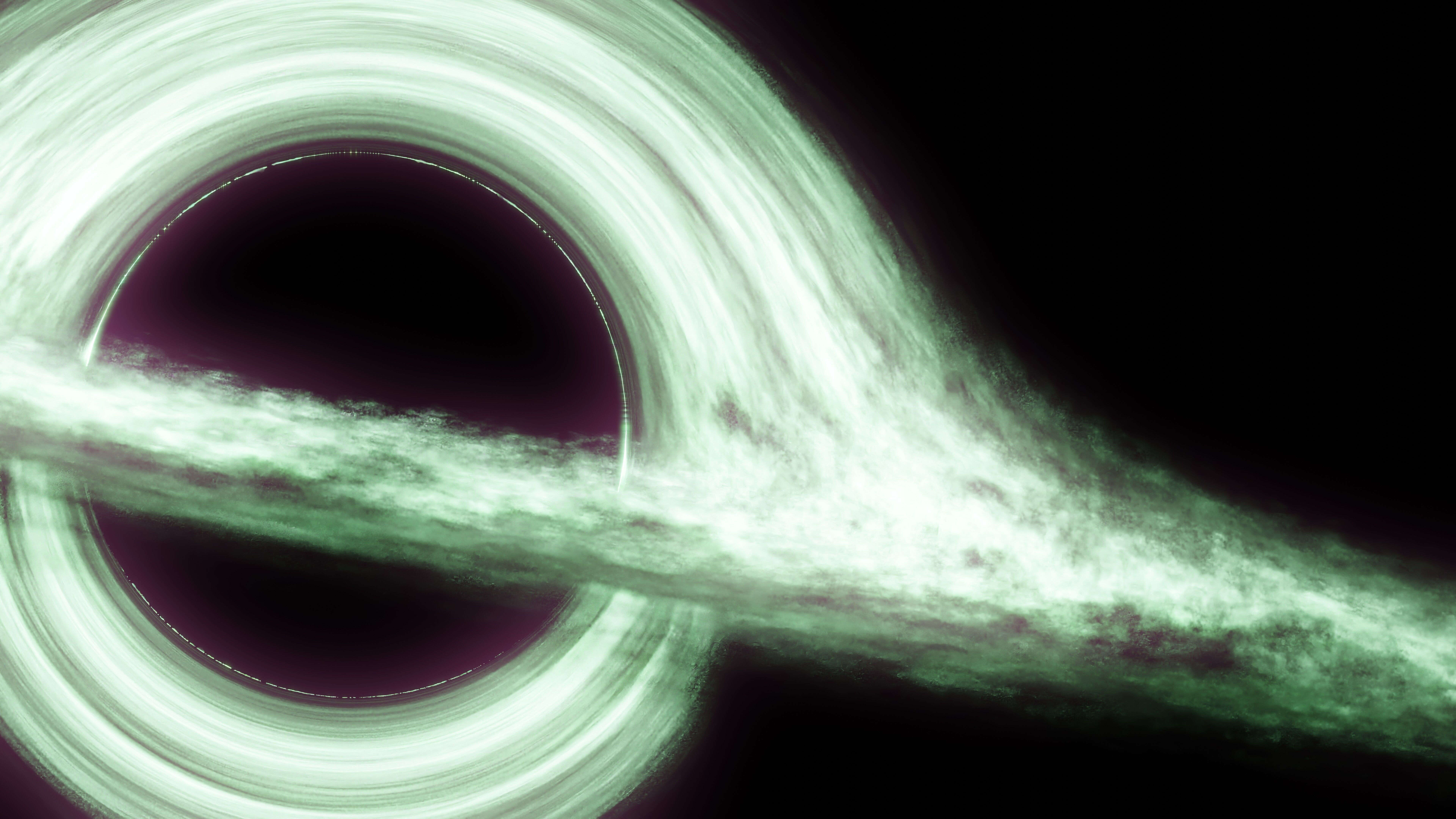 Black Hole - realistic Low-poly 3D model_3