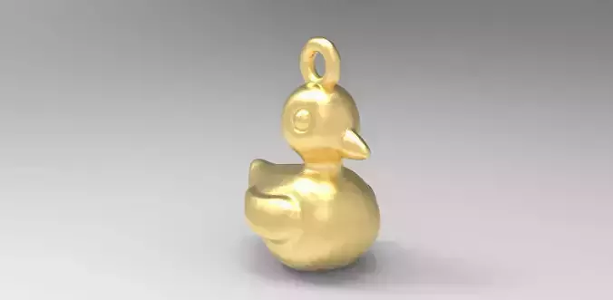 Minimalist Duck Pendant