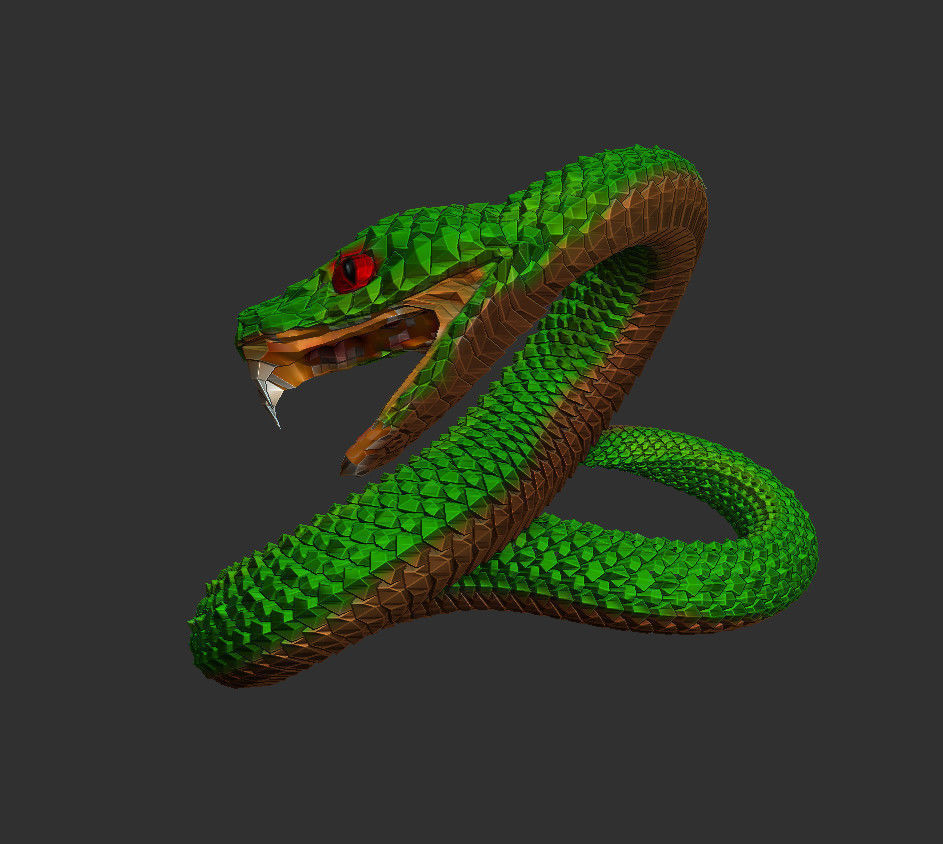 SNAKE 3D print model_2