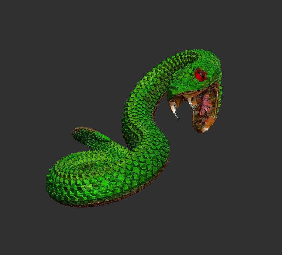 SNAKE 3D print model_1