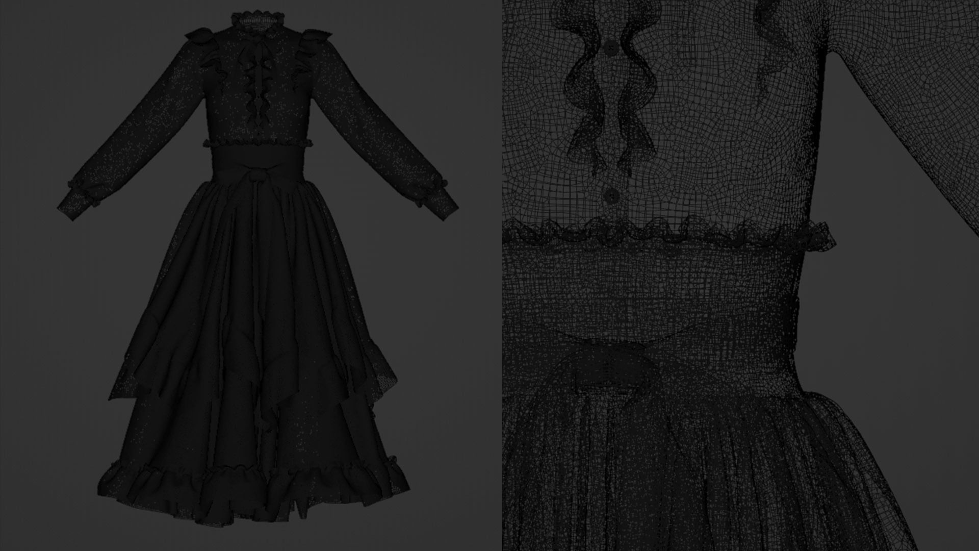 3 Dresses for women vol01 3D model_6