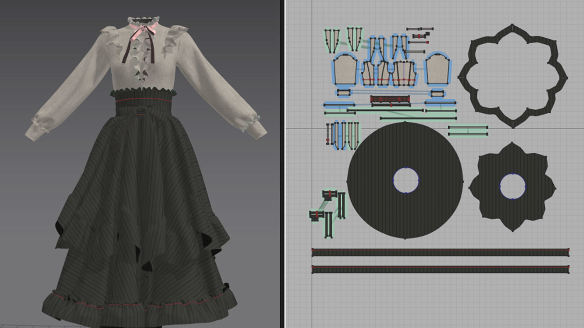 3 Dresses for women vol01 3D model_8