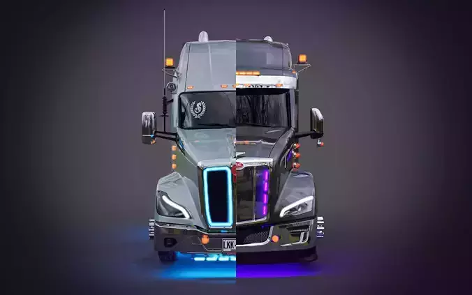 Pack Next Generation trucks 3D model