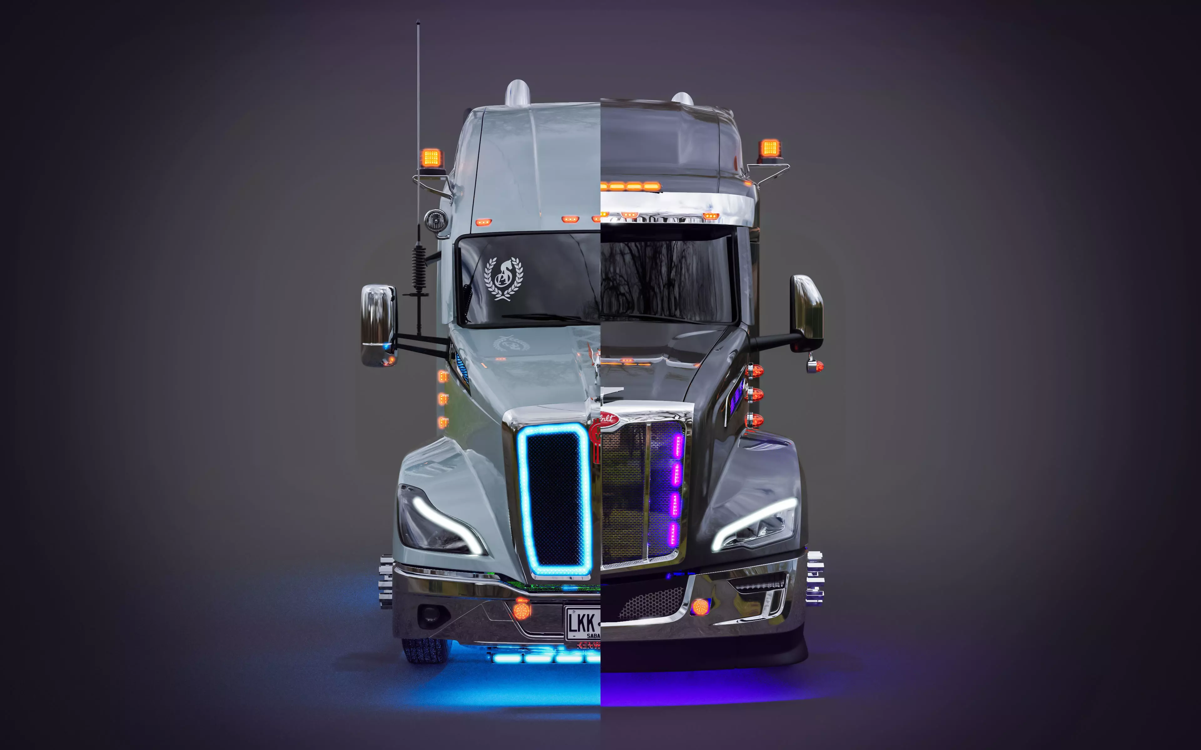 Pack Next Generation trucks 3D model_0