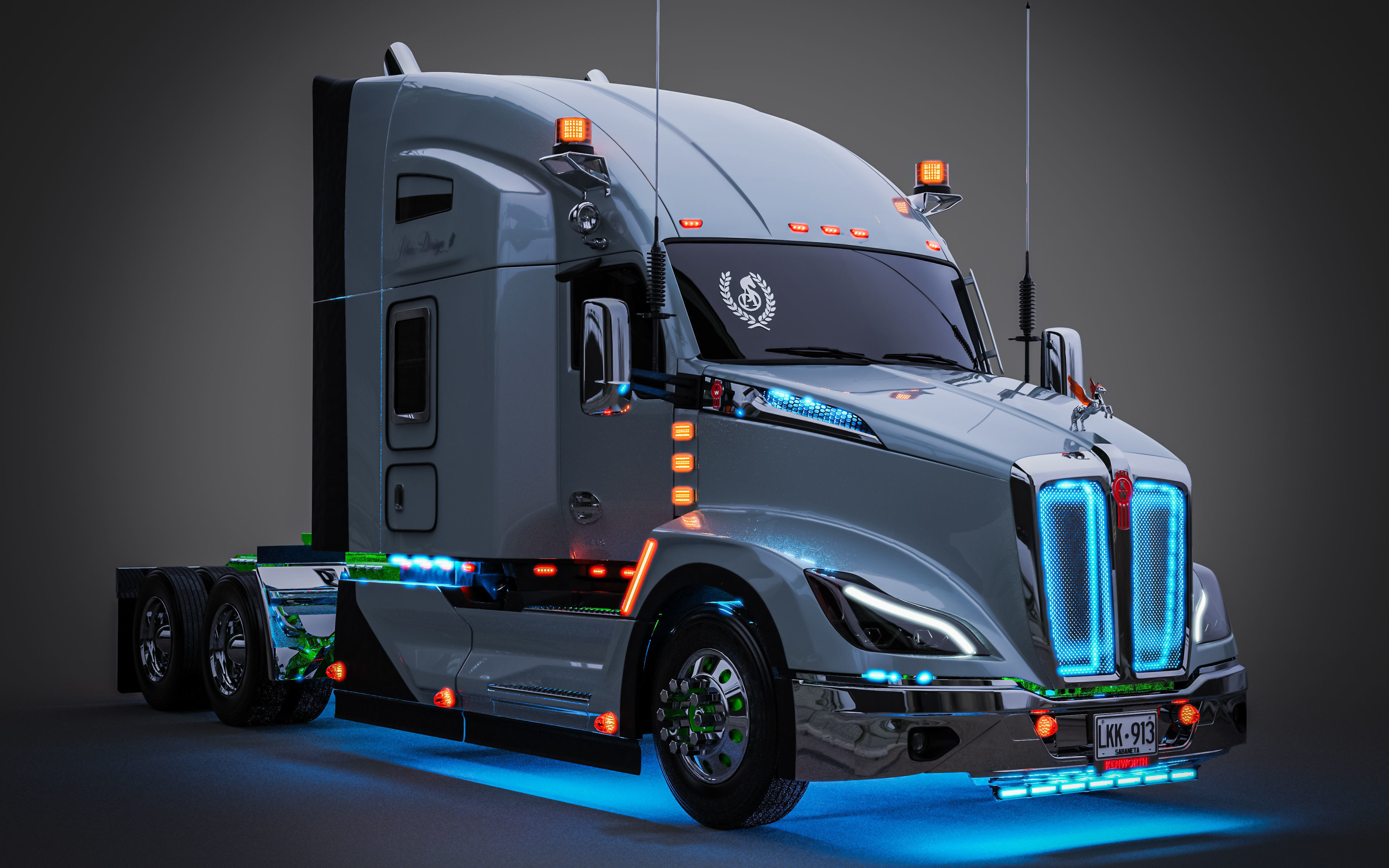 Pack Next Generation trucks 3D model_14