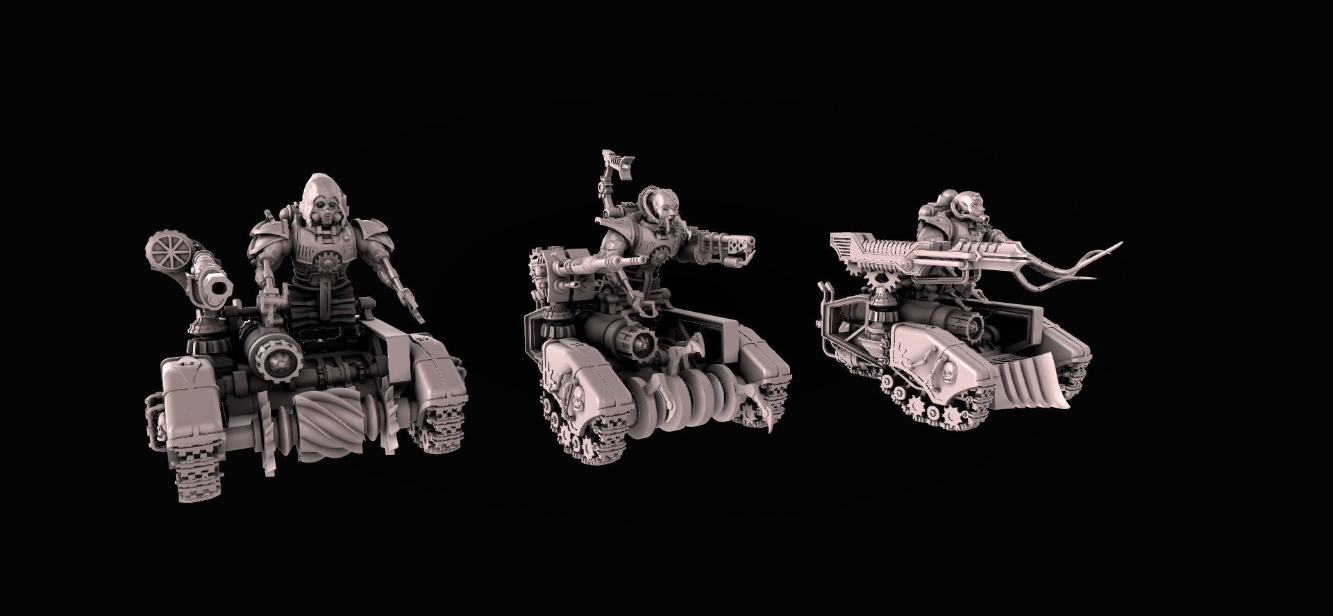 GRIM BREAKER TANK DROIDS 3D print model_9