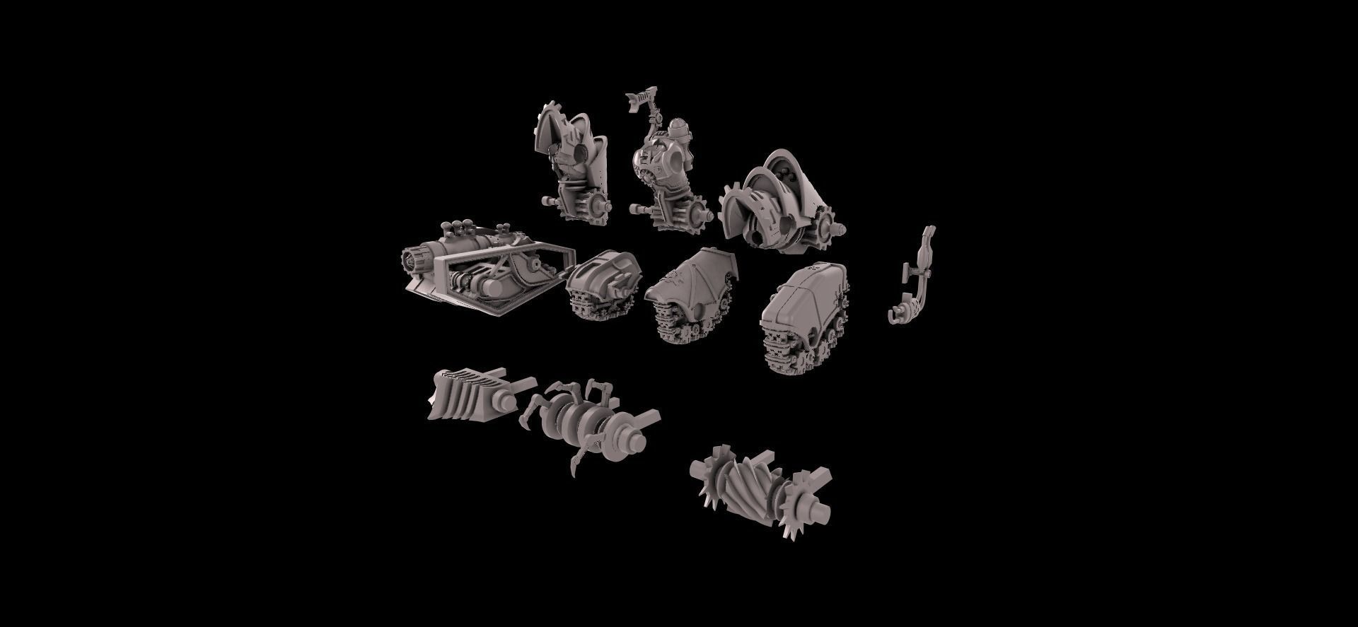 GRIM BREAKER TANK DROIDS 3D print model_5
