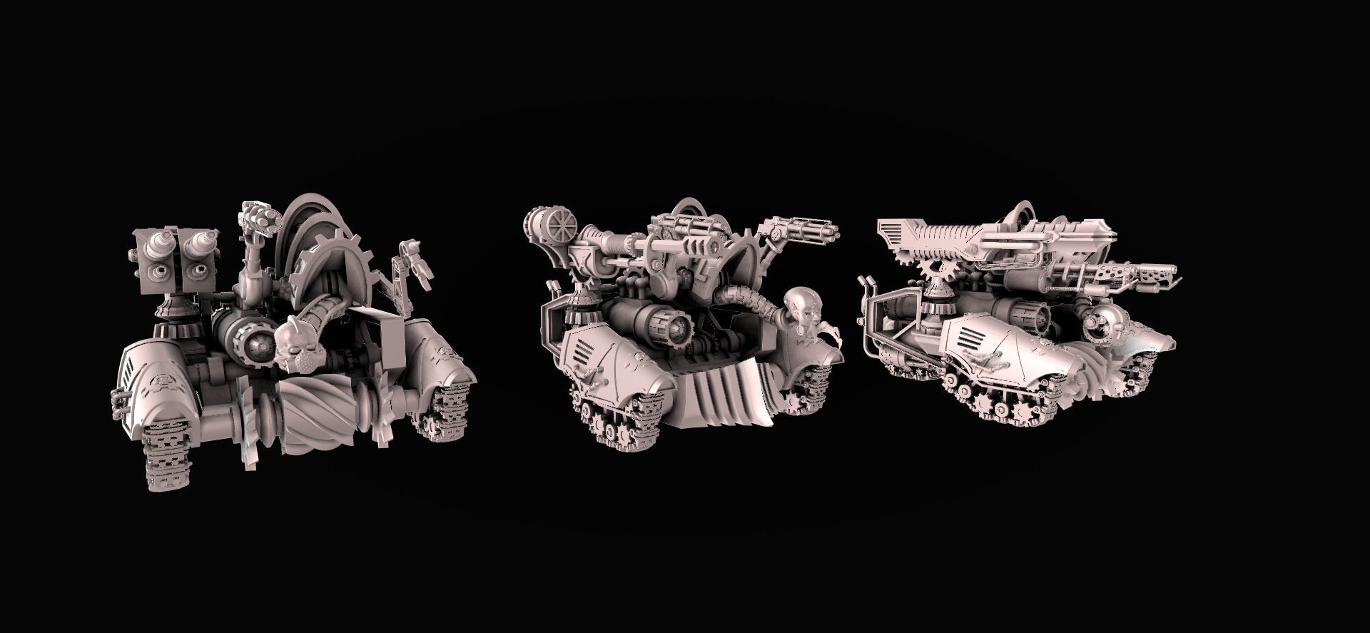 GRIM BREAKER TANK DROIDS 3D print model_10