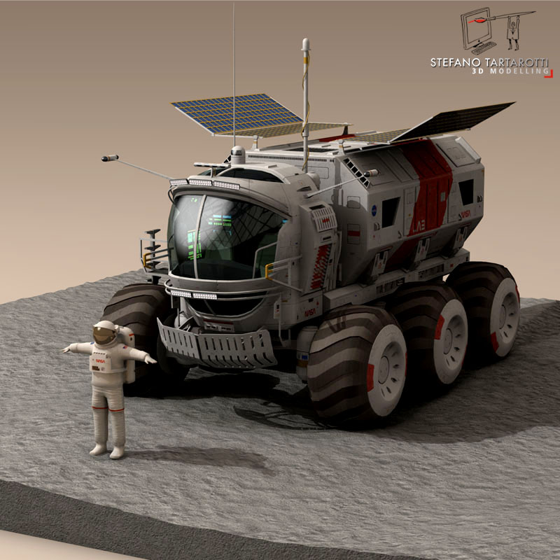 Lunar vehicles collection 3D model_12