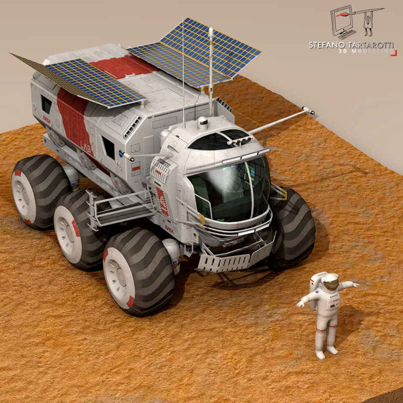 Lunar vehicles collection 3D model_3
