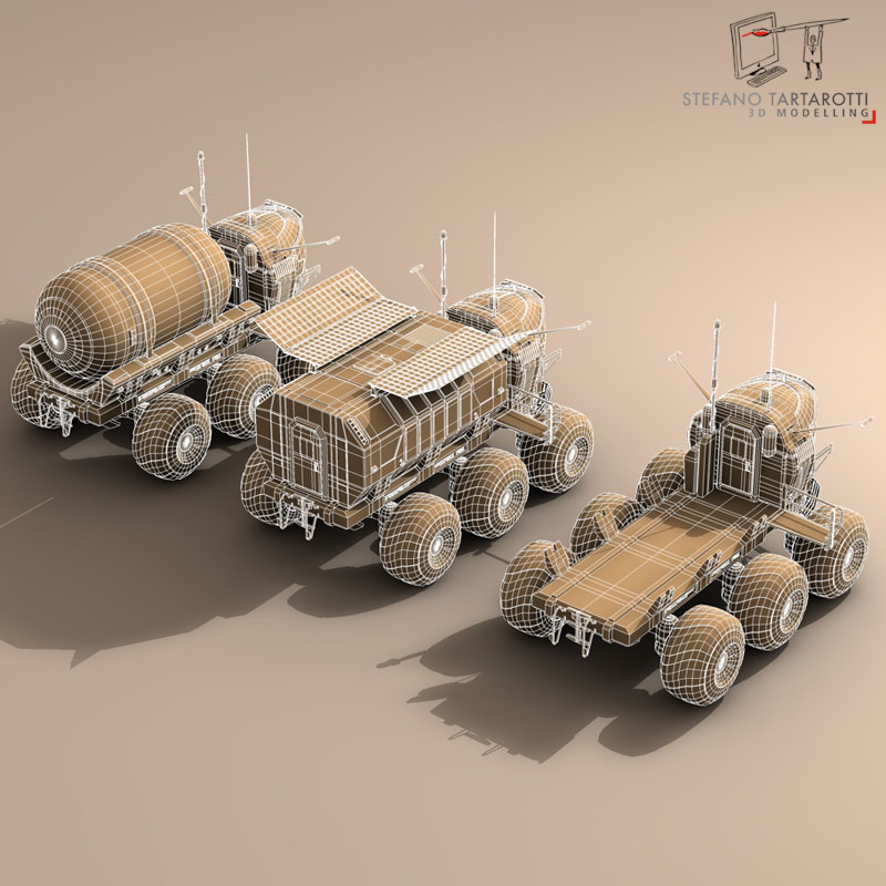 Lunar vehicles collection 3D model_5