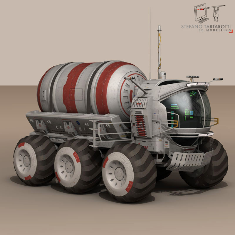 Lunar vehicles collection 3D model_9