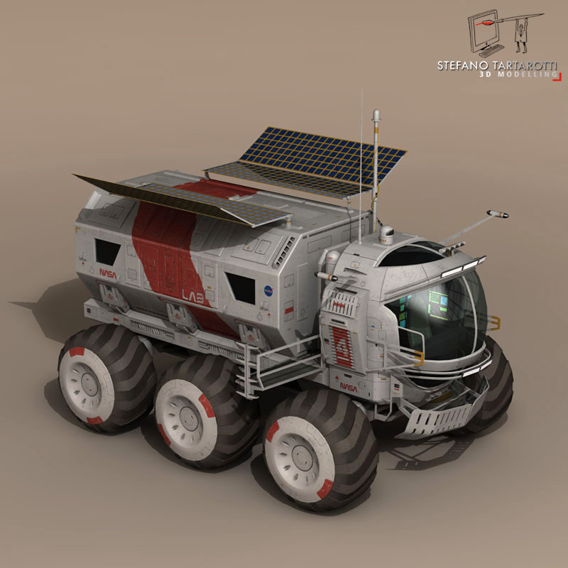 Lunar vehicles collection 3D model_24