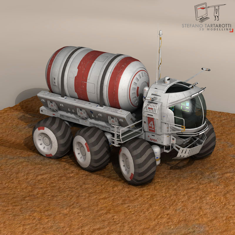 Lunar vehicles collection 3D model_6