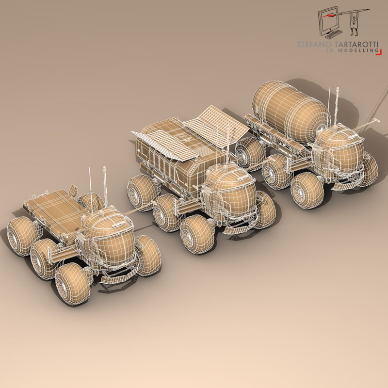 Lunar vehicles collection 3D model_13
