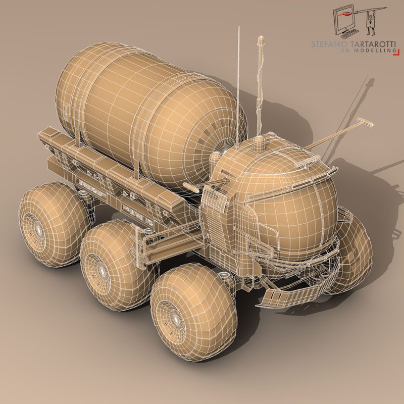 Lunar vehicles collection 3D model_2
