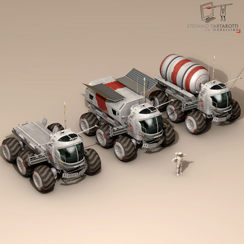 Lunar vehicles collection 3D model_29