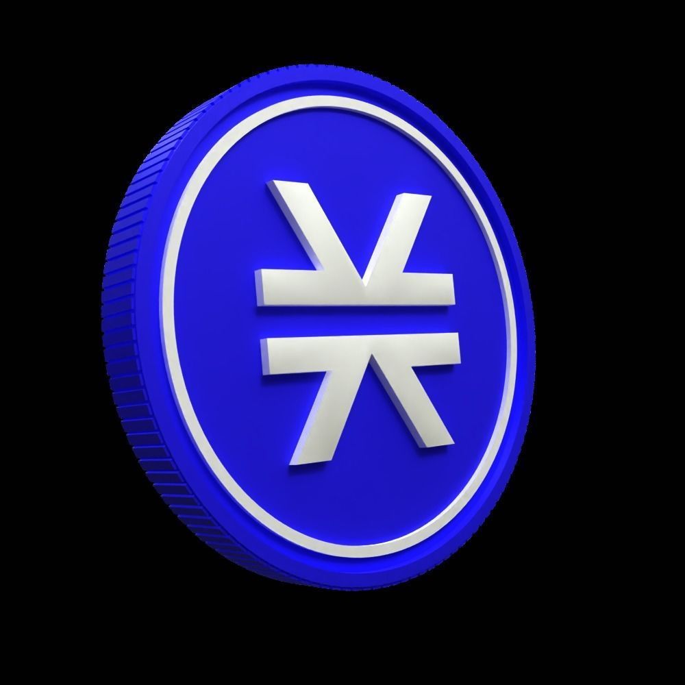 Stacks Coin 3D Model 3D model_3