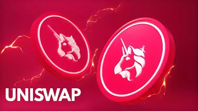 Uniswap Coin 3D Model 3D model