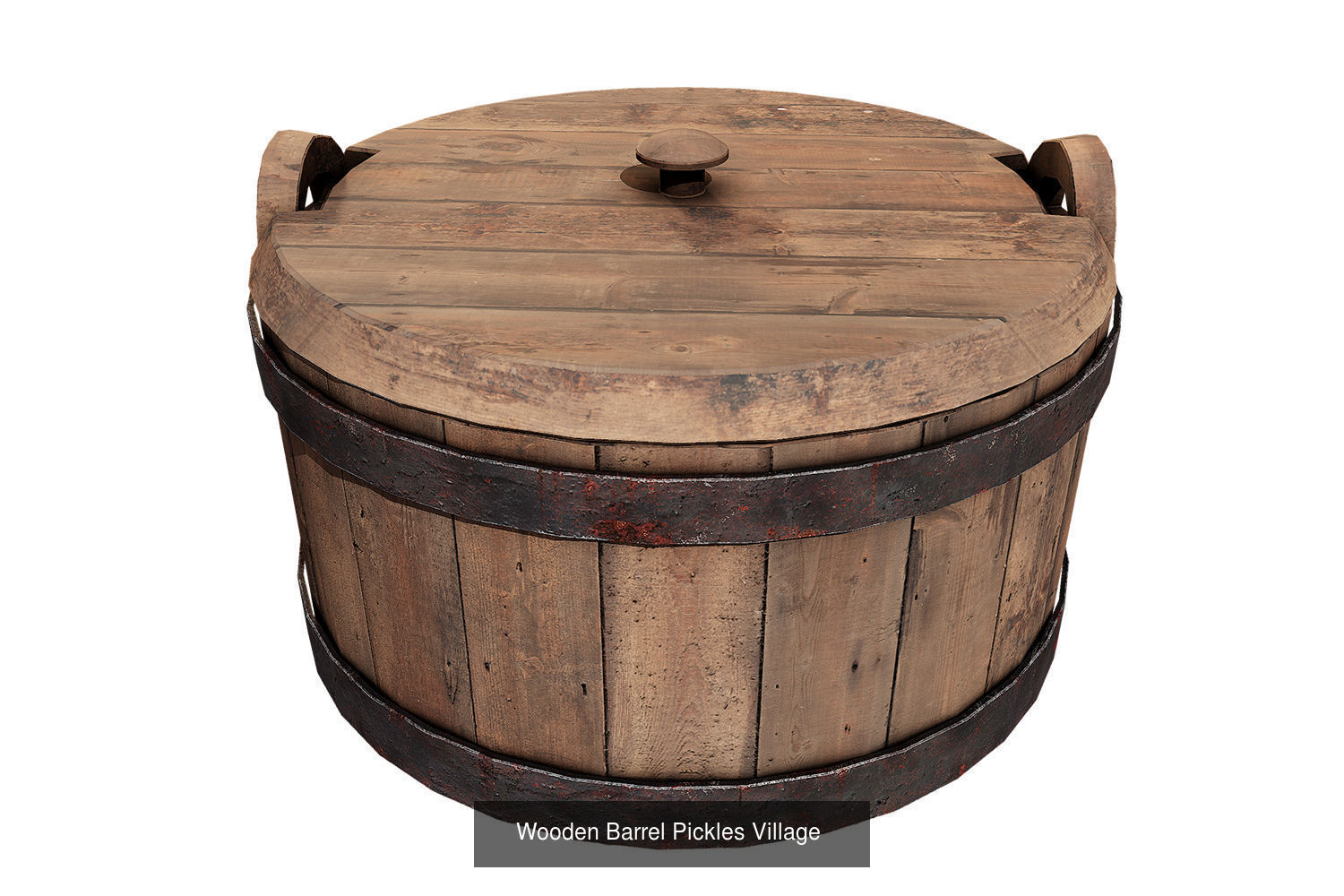 Medieval Collection 3D Model set of wooden _15
