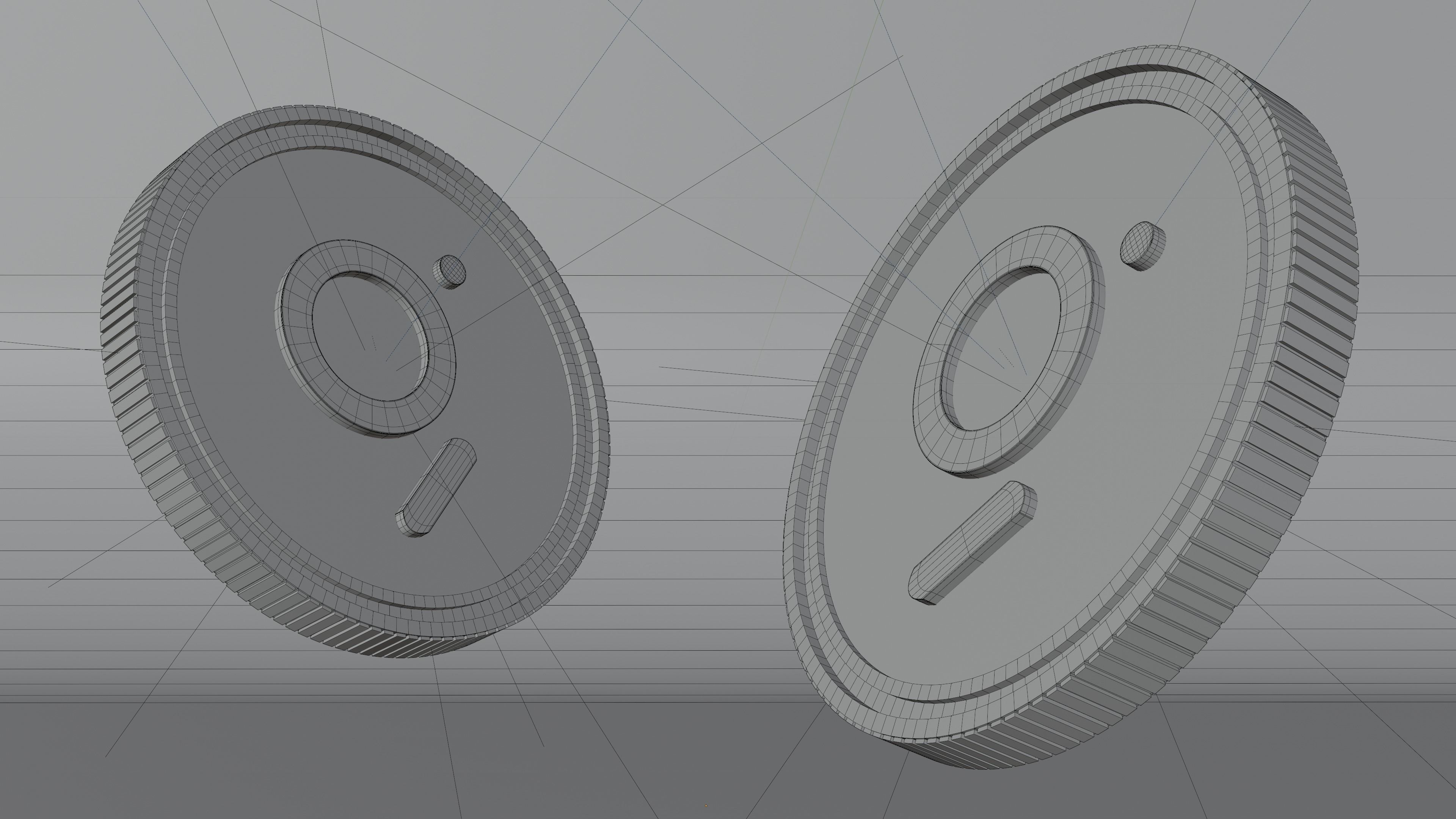 The Graph Coin 3D Model 3D model_2