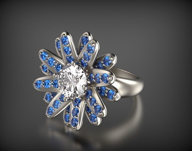Fireworks Ring 3D print model