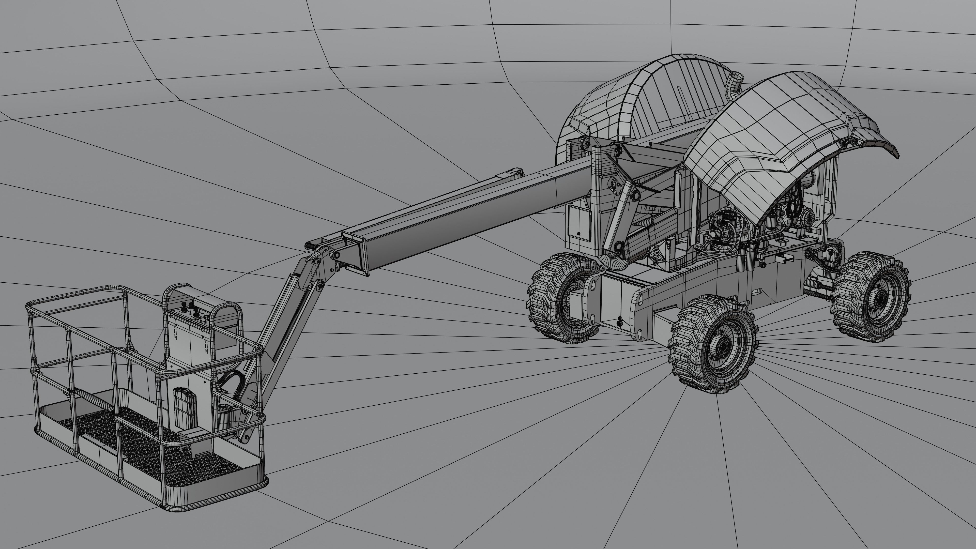 Genie Z 62 40 Articulated Boom Lifts  3D model_14