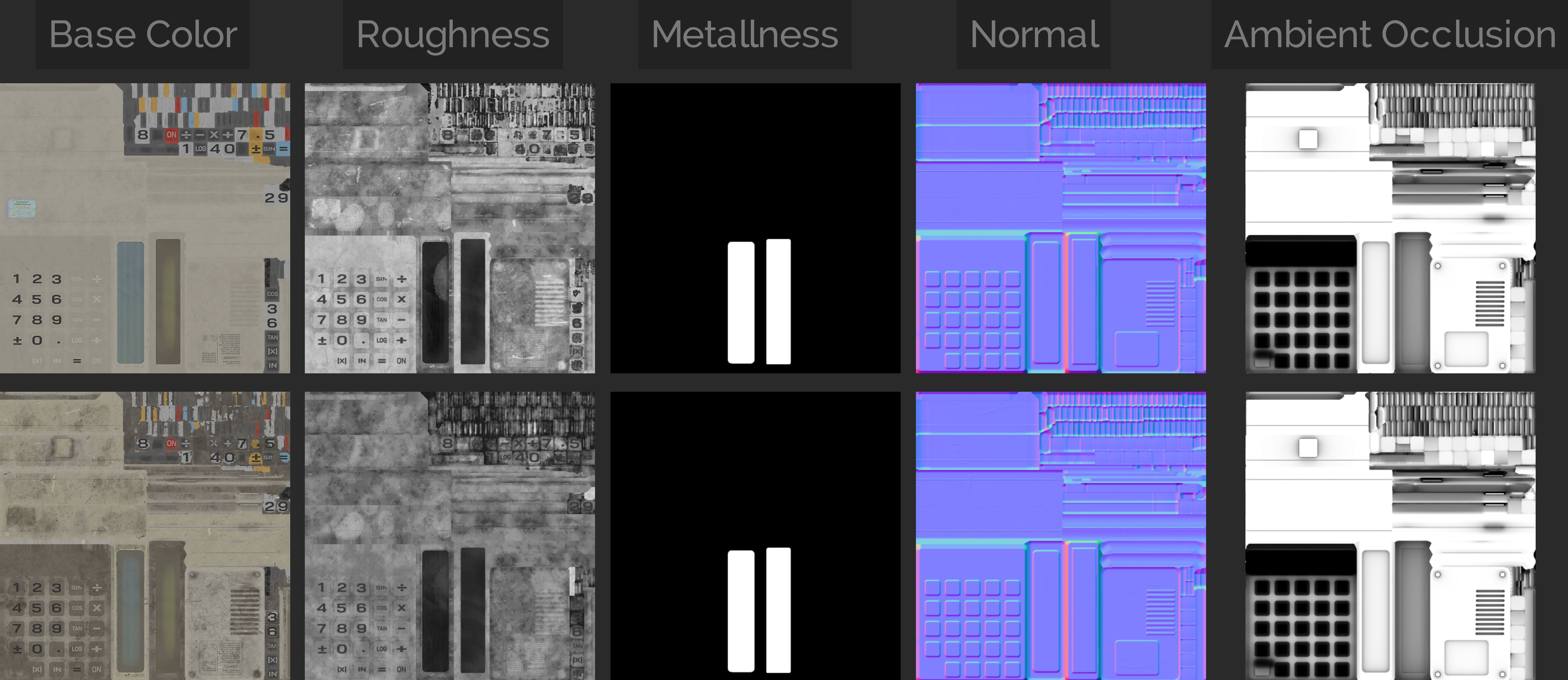 Calculator Vol 1 S2 Low-poly 3D model_5