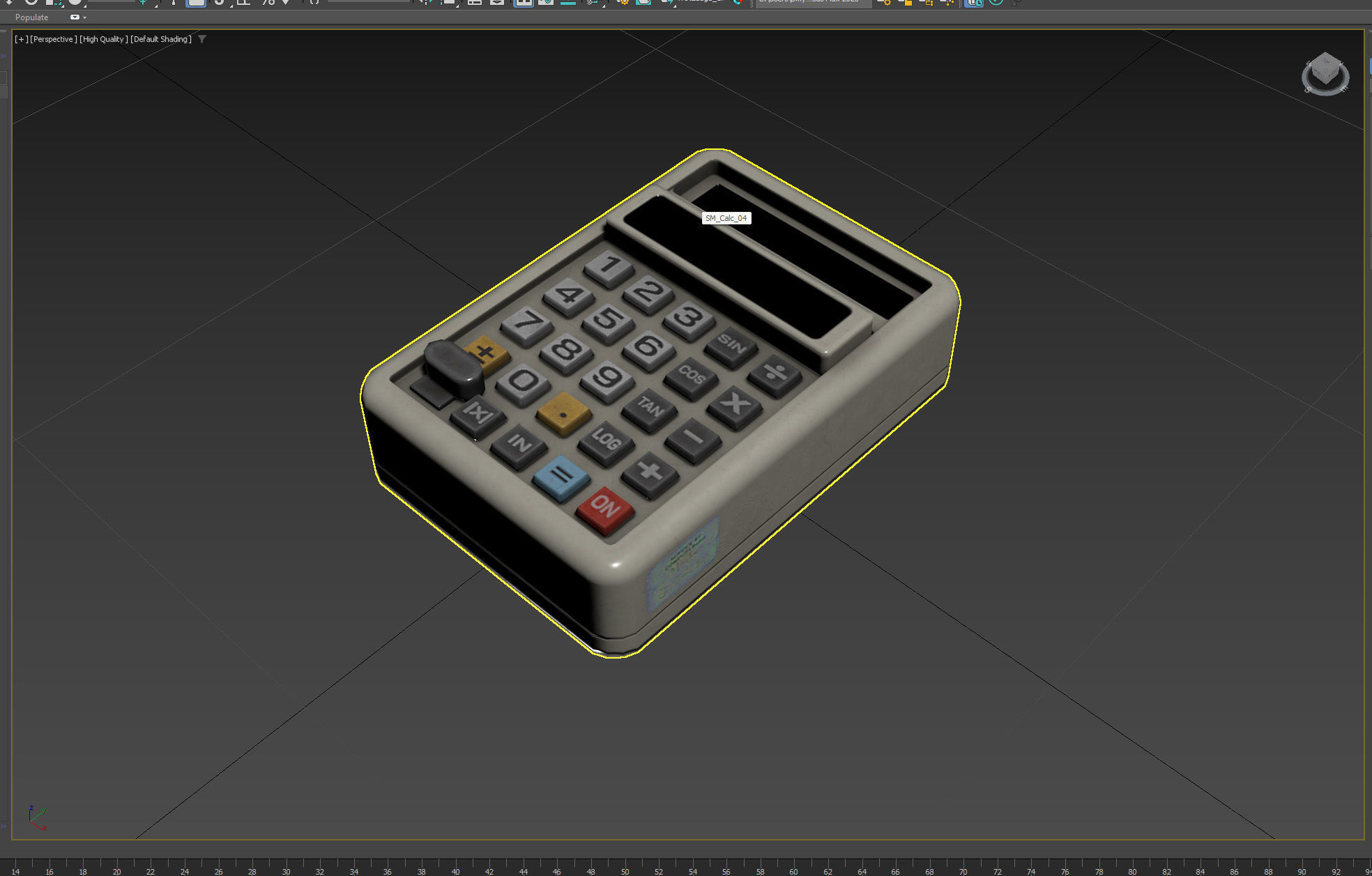 Calculator Vol 1 S2 Low-poly 3D model_7
