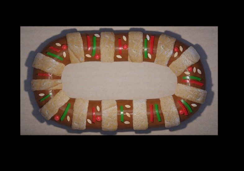 ROSCA DE REYES  -Three Kings cake 3D model_1