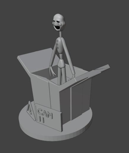 The Puppet or The Marionette Figure - Five Nights At Freddys 2 3D print model_4