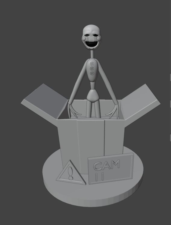The Puppet or The Marionette Figure - Five Nights At Freddys 2 3D print model_6