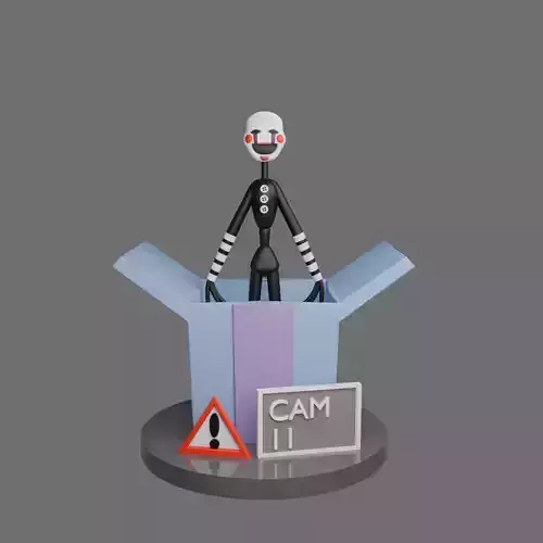 The Puppet or The Marionette Figure - Five Nights At Freddys 2 3D print model