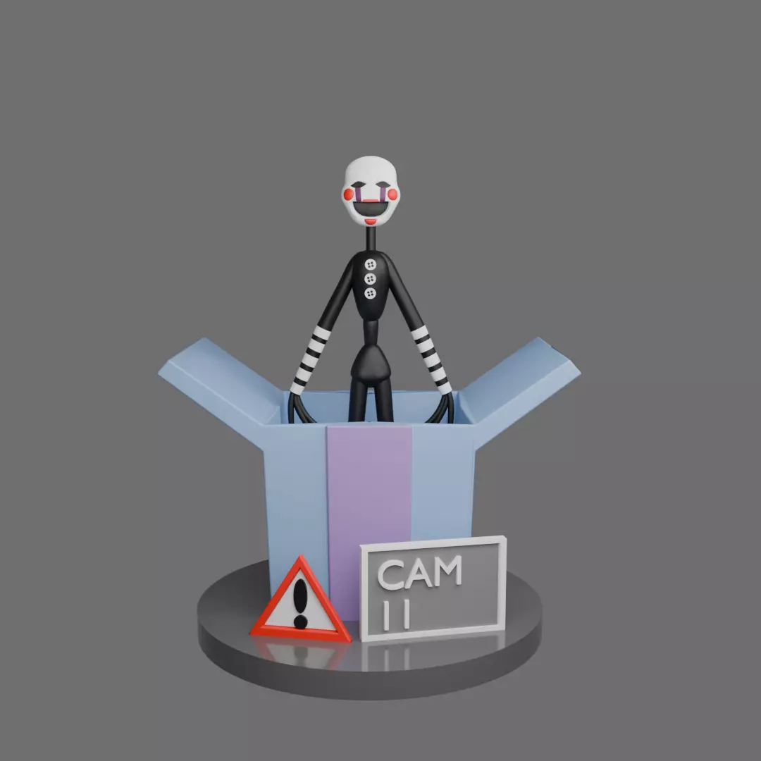 The Puppet or The Marionette Figure - Five Nights At Freddys 2 3D print model_0