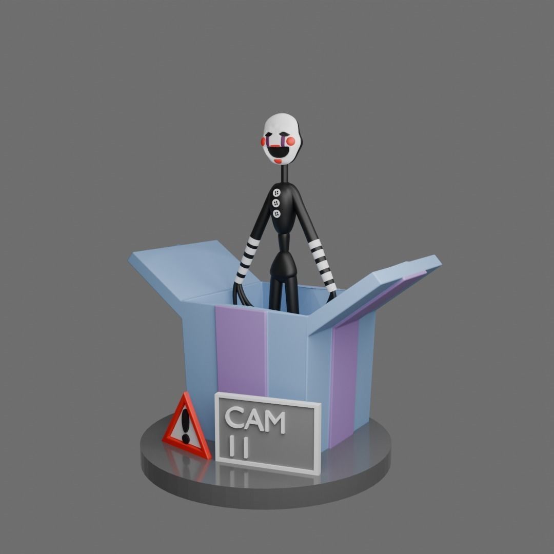 The Puppet or The Marionette Figure - Five Nights At Freddys 2 3D print model_1