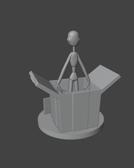 The Puppet or The Marionette Figure - Five Nights At Freddys 2 3D print model_5