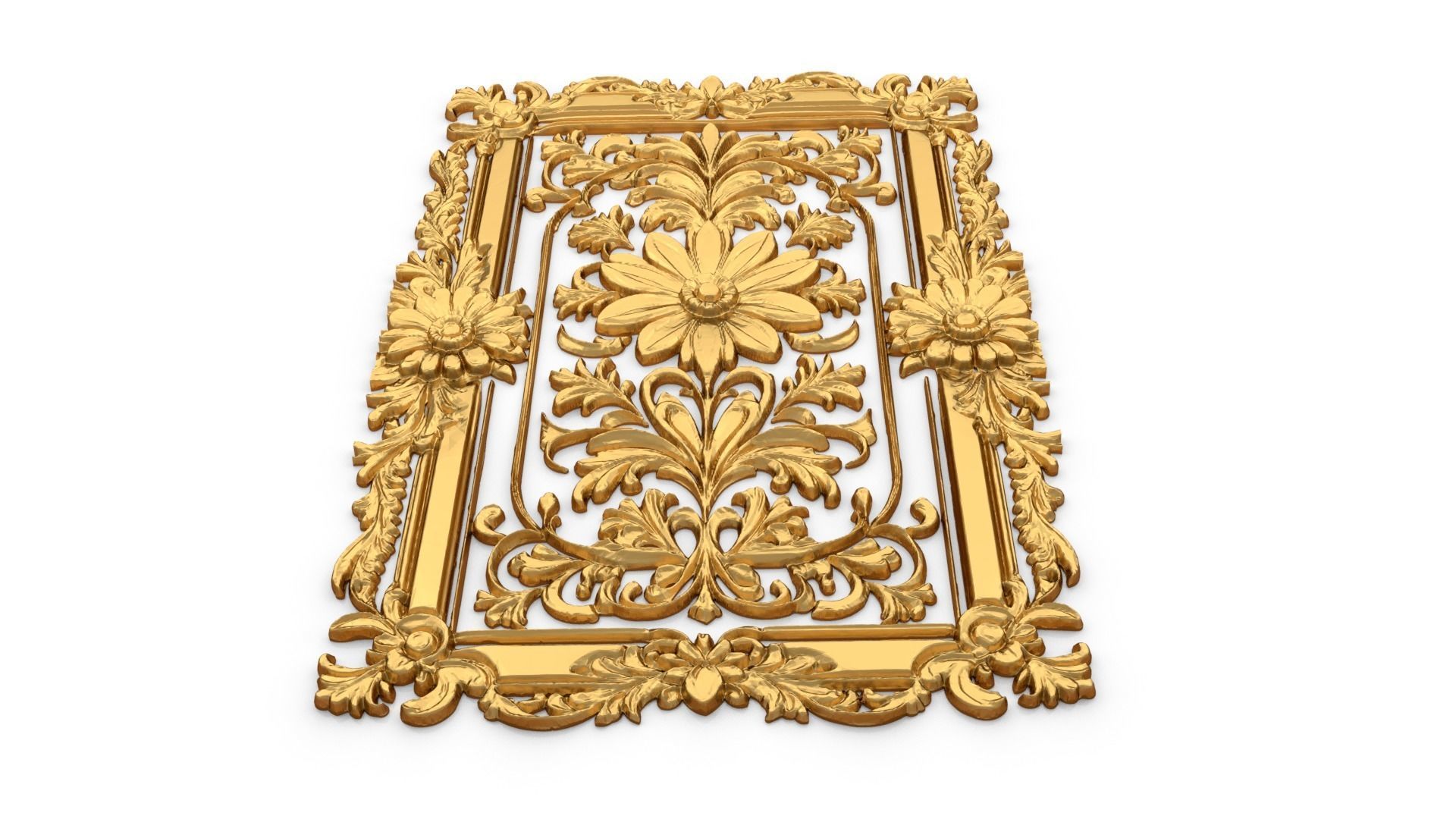 classical door decor 10 3D model_3