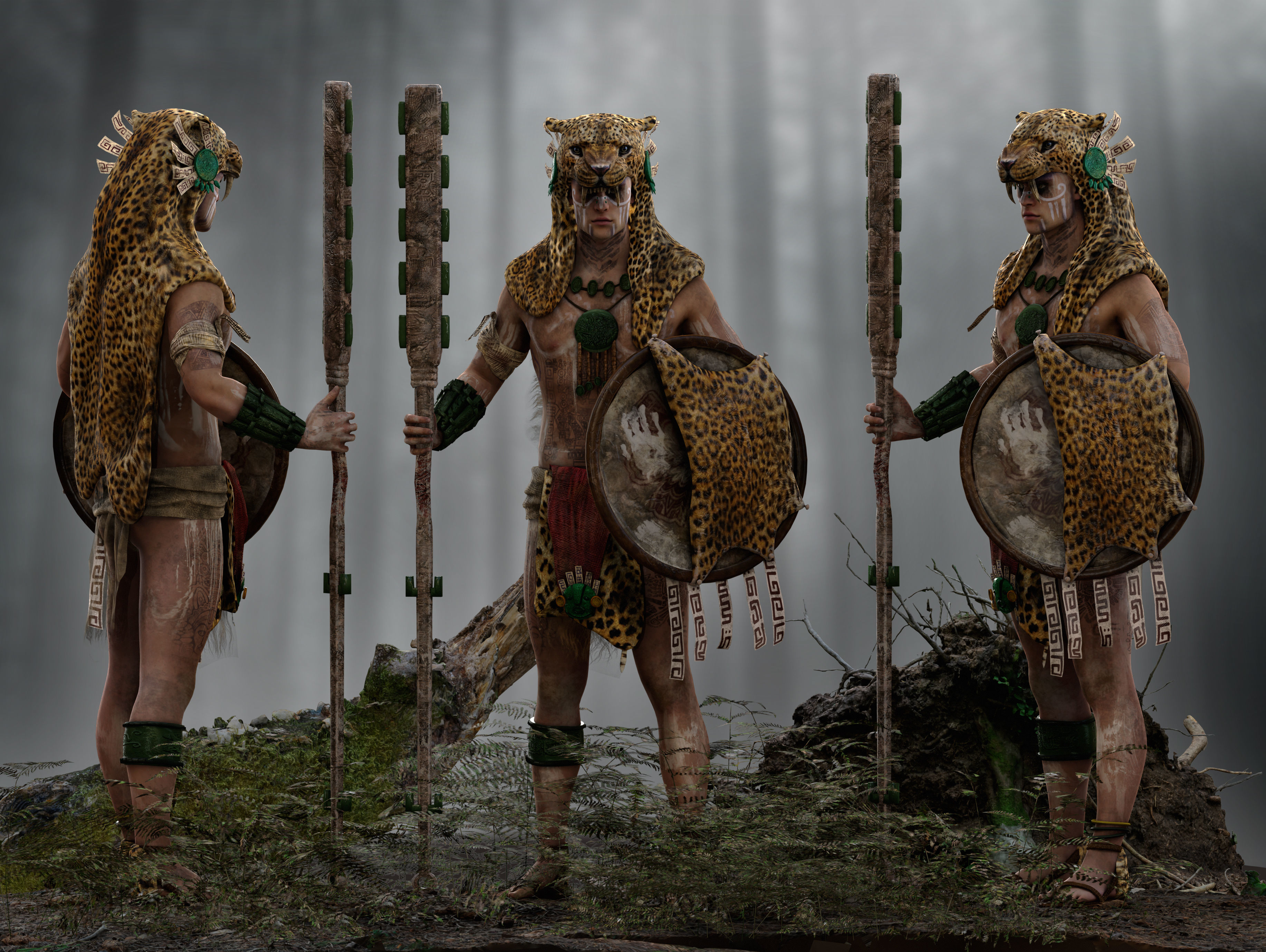 Ancient Maya pack 3D Model Collection_10