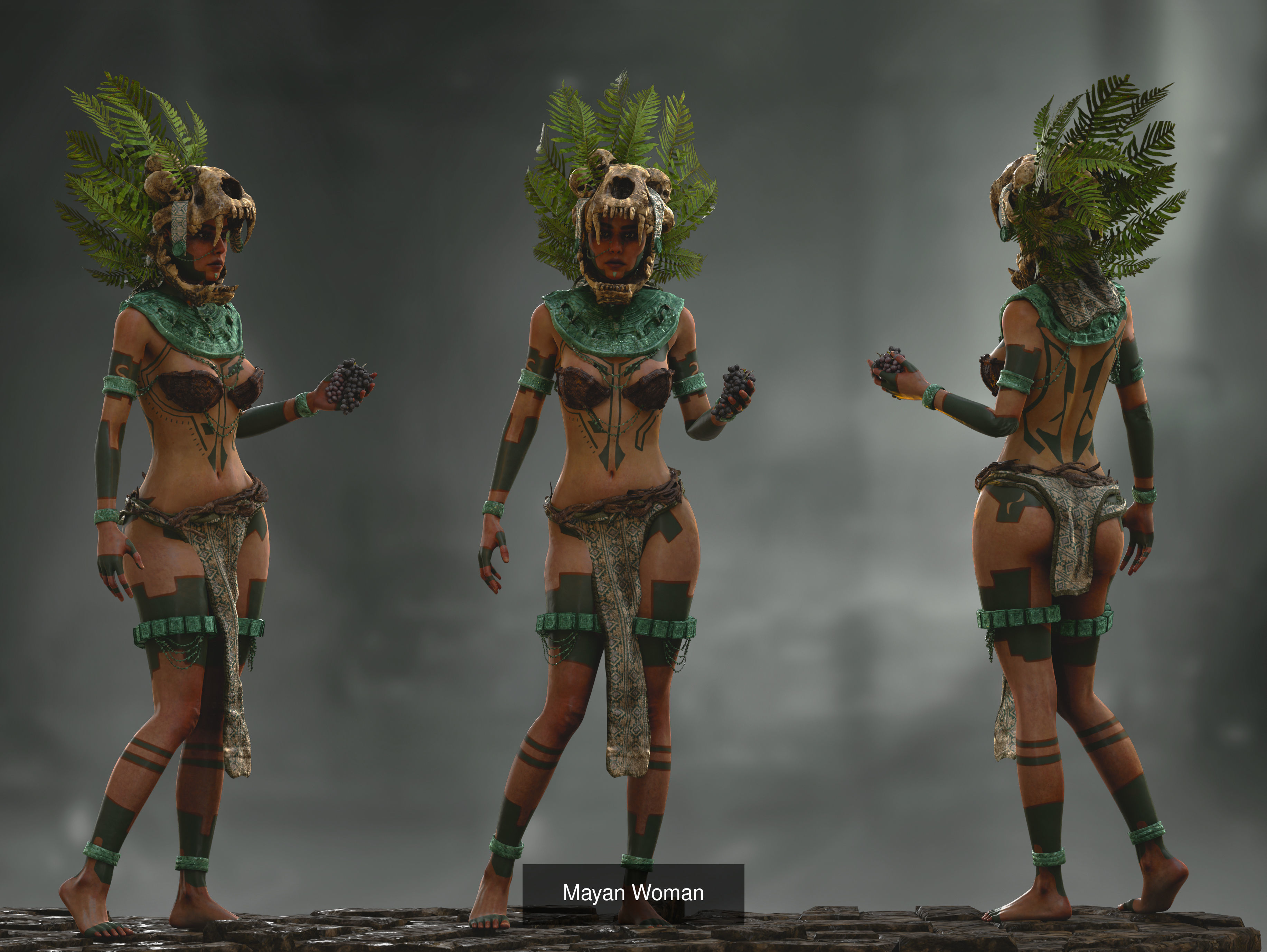 Ancient Maya pack 3D Model Collection_15